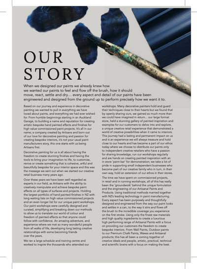 Our Story - Excerpt from our Colour Booklet