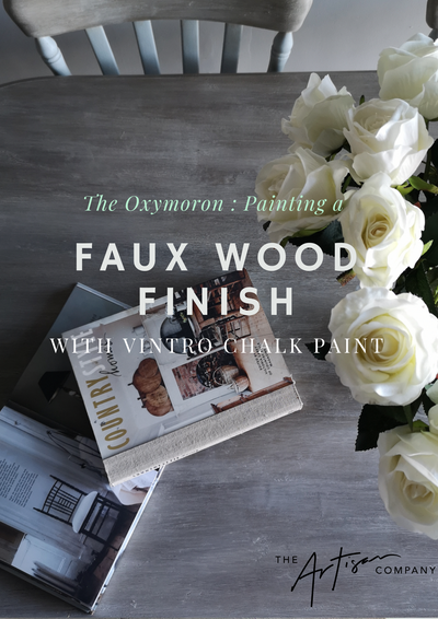 The oxymoron: painting a faux wood finish