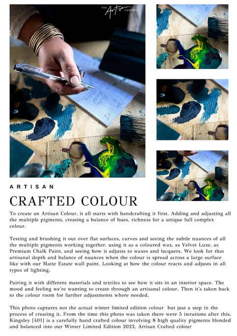 A Little about what an Artisan Crafted Limited Edition is all about