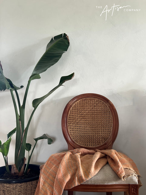 Soft organic textures on the walls with Artisan Paints...and we love it.