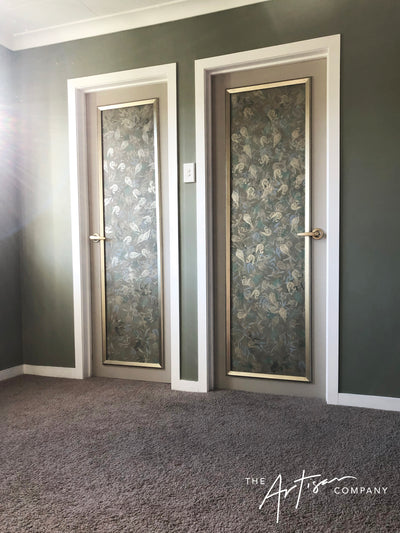 Guest Room- Bespoke Stencilled Doors