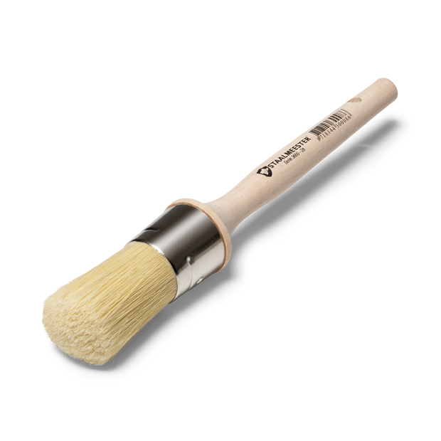 3600 Staalmeester® Round Brush Natural Bristle