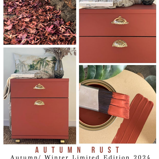 New Zealand autumn palette – Autumn Rust wall paint inspired by fallen leaves