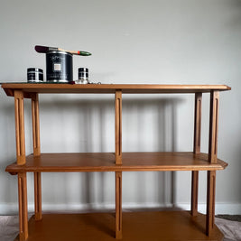 Not For Sale - Shelving unit given a luxe touch with Artisan Velvet Luxe and Metallics- Video included