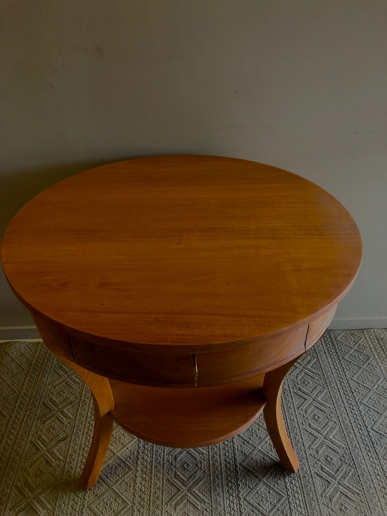 Not For Sale - Artisan Pearl Shell like finish with rustic wood look on entrance table (Video links included)