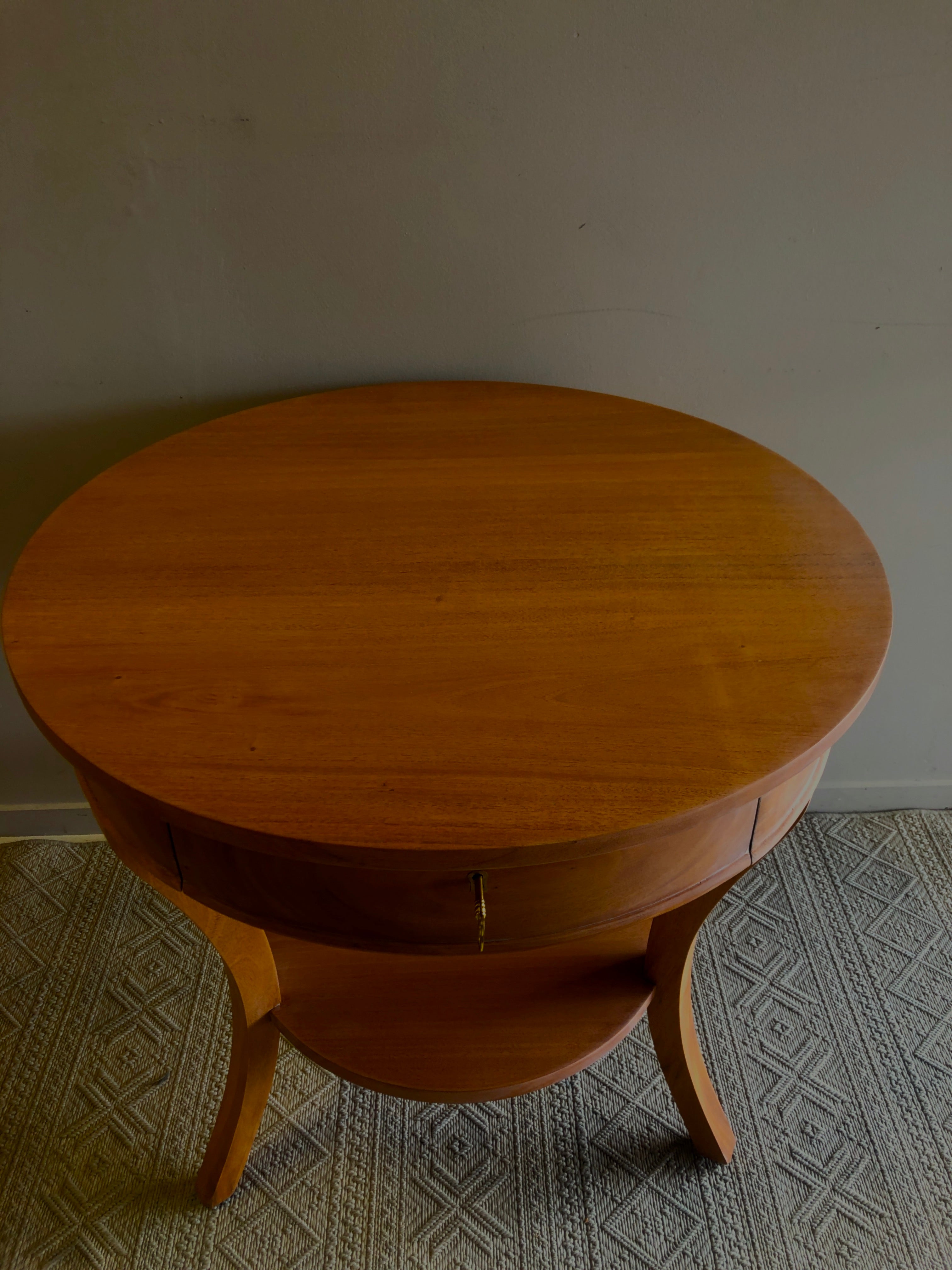 Not For Sale - Artisan Pearl Shell like finish with rustic wood look on entrance table (Video links included)