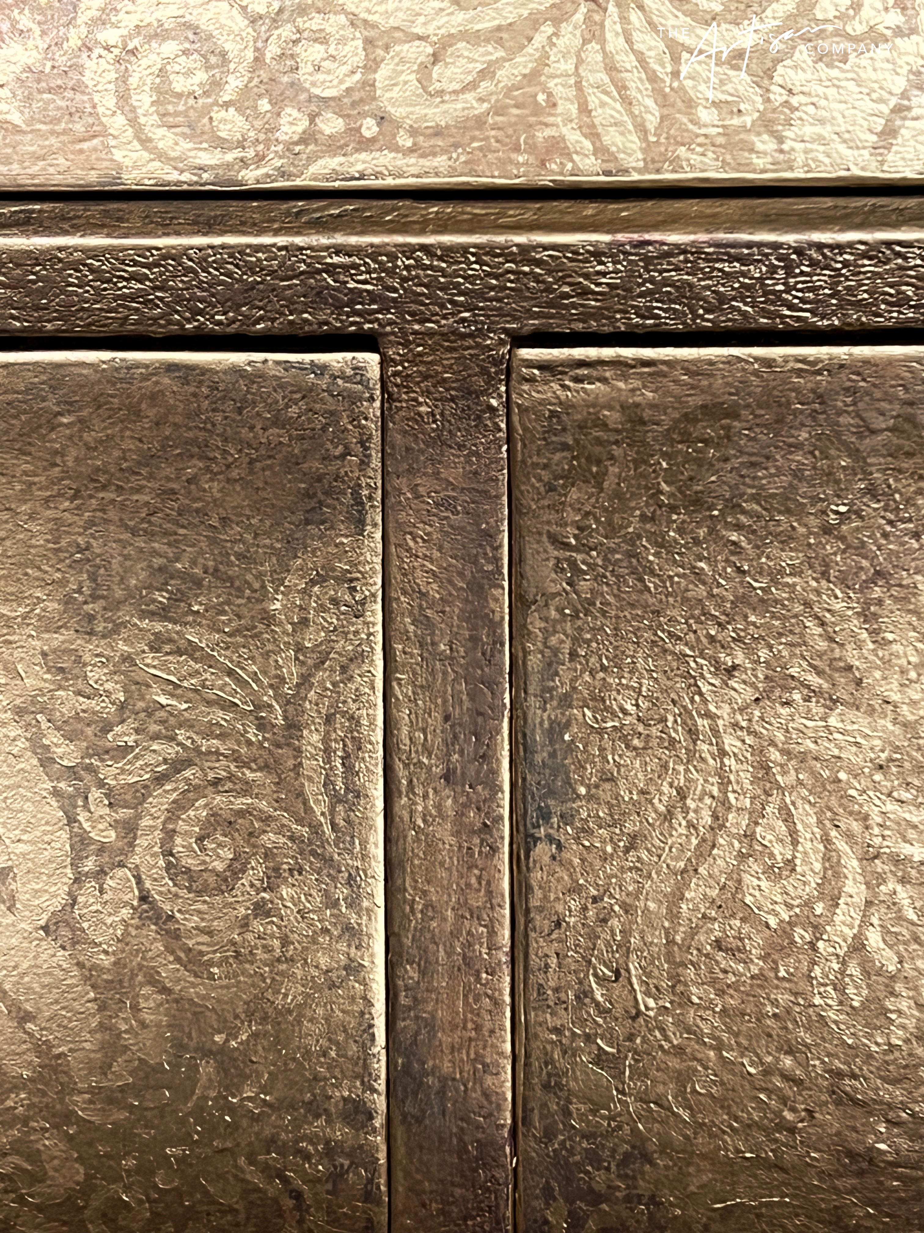 Not For Sale - Commission Dresser in Aged Metallics