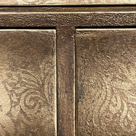 Not For Sale - Commission Dresser in Aged Metallics