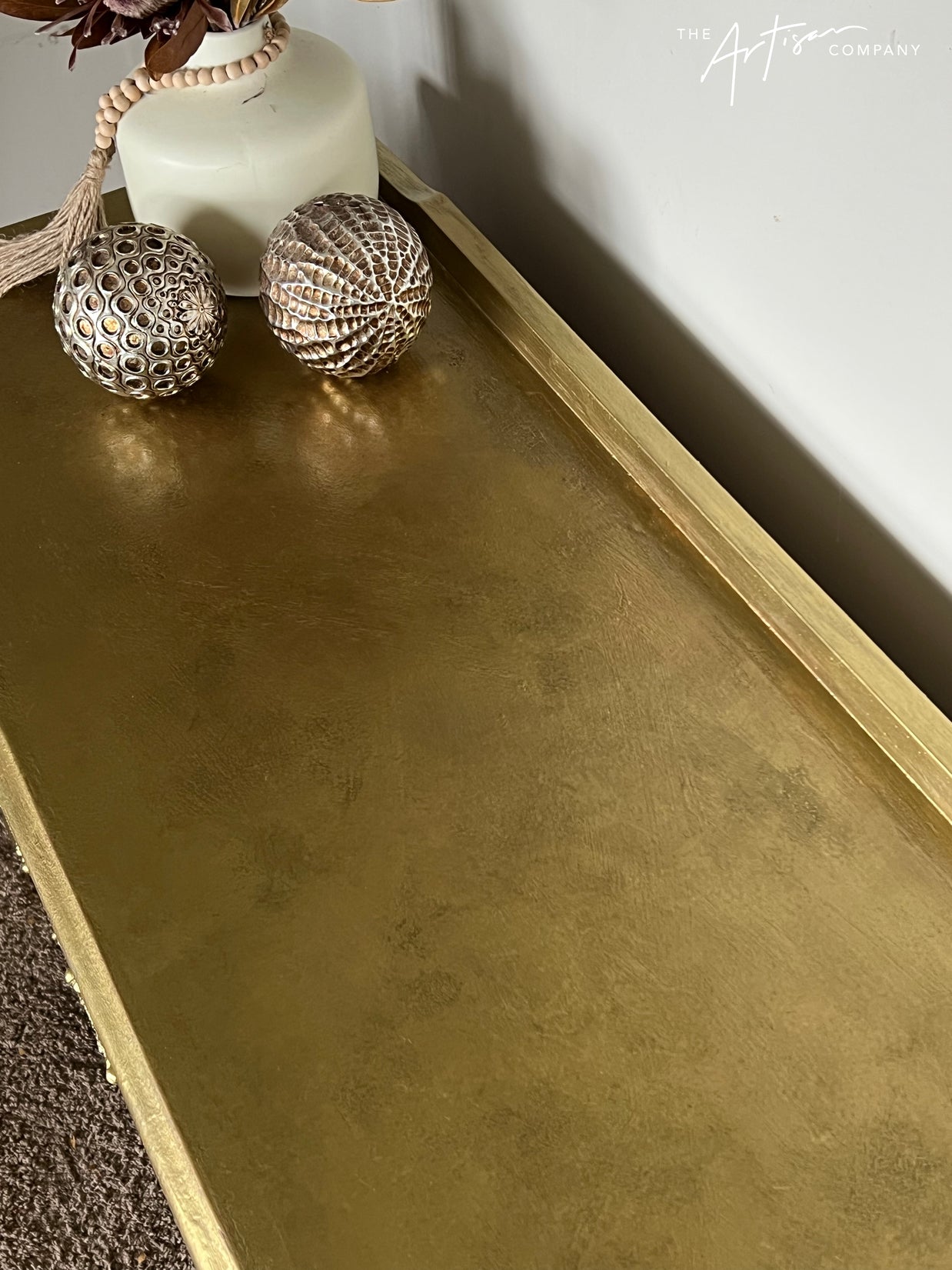 Not For Sale - Commission Dresser in Aged Metallics