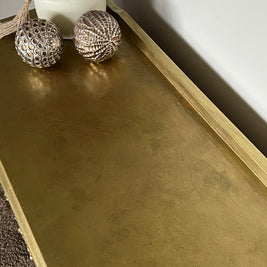 Not For Sale - Commission Dresser in Aged Metallics
