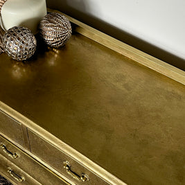 Not For Sale - Commission Dresser in Aged Metallics