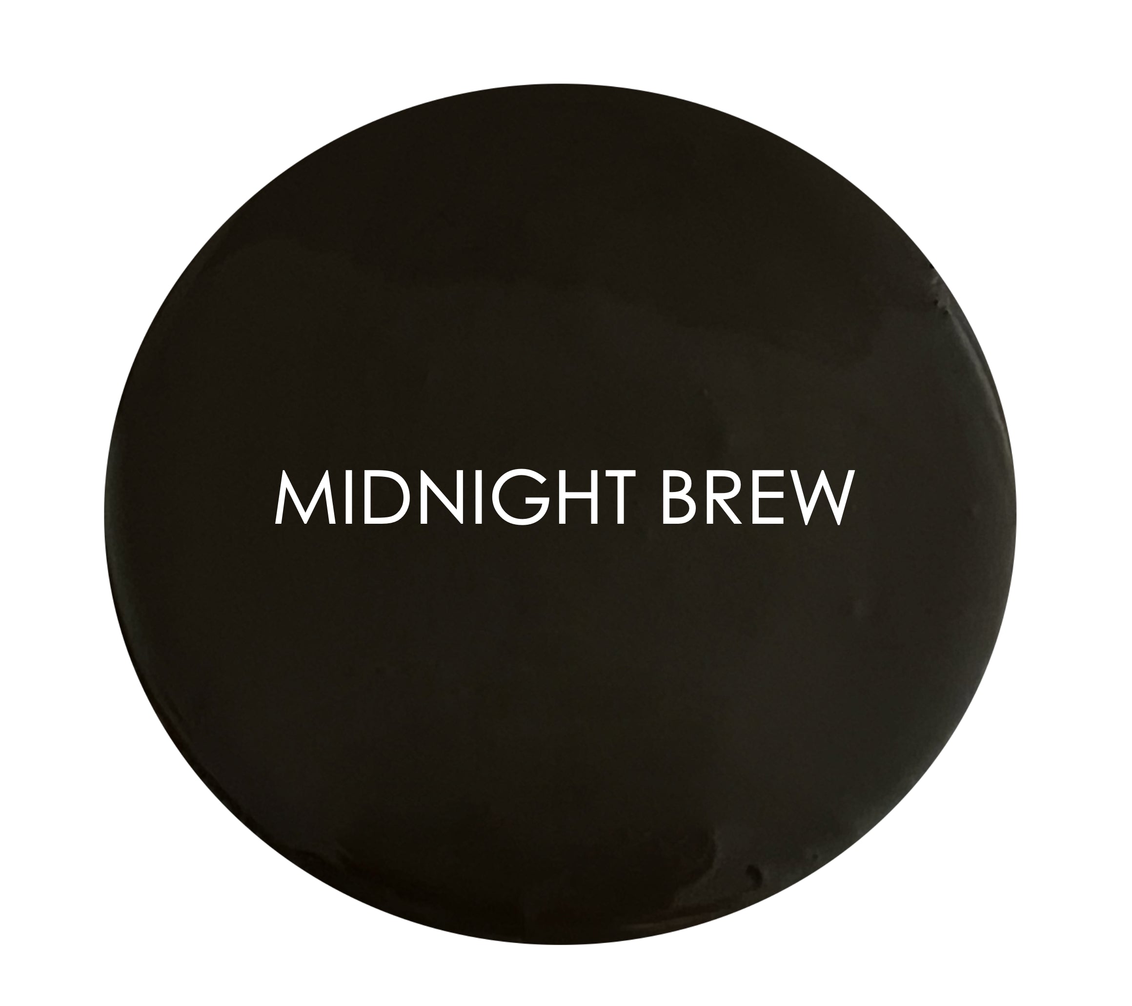 Midnight Brew wall paint swatch – deep artisan brown to charcoal hue