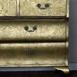 Not For Sale - Commission Dresser in Aged Metallics