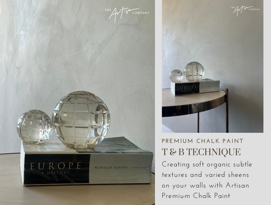Textured & burnished walls using Artisan T & B technique