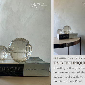 Textured & burnished walls using Artisan T & B technique