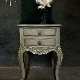 Commissioned Bedsides in The Artisan Imperial Linen Chalk Paint