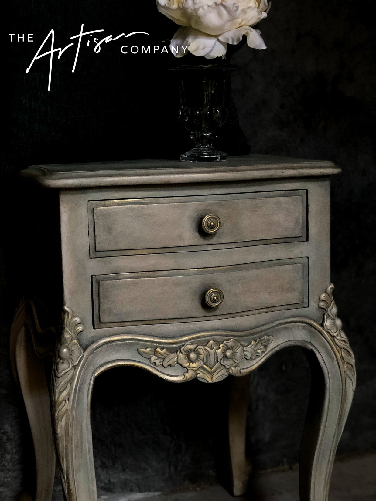 Commissioned Bedsides in The Artisan Imperial Linen Chalk Paint