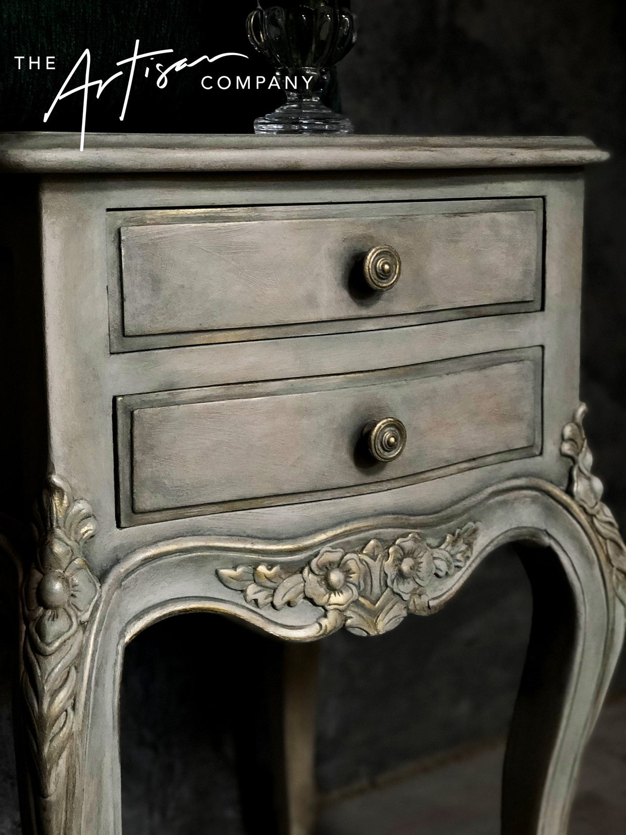 Commissioned Bedsides in The Artisan Imperial Linen Chalk Paint