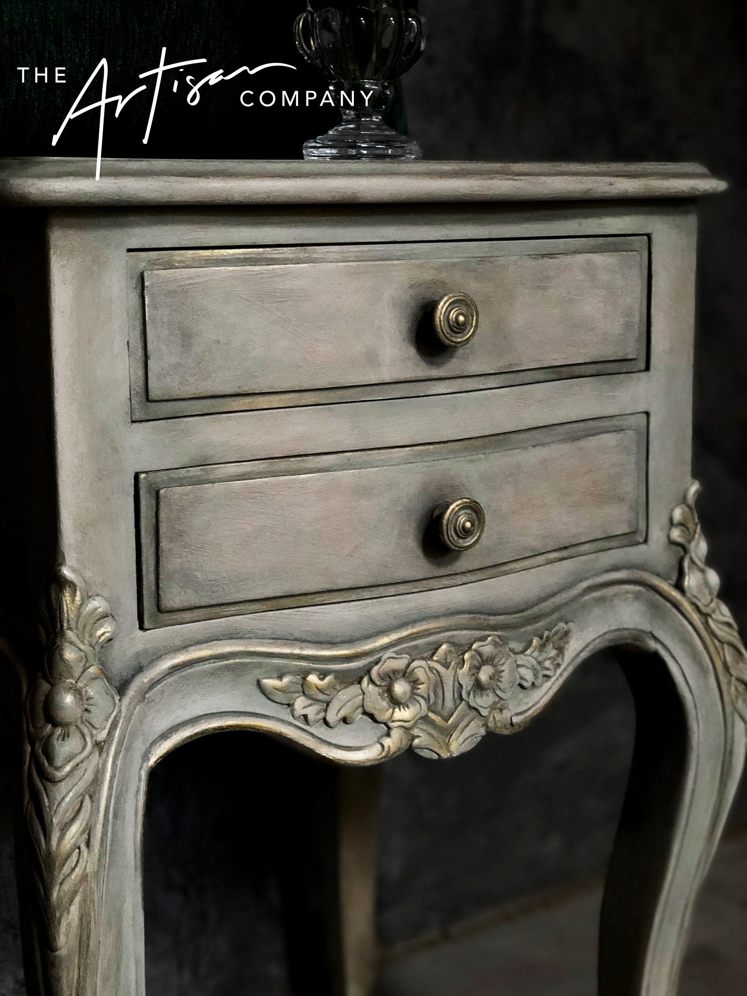 Commissioned Bedsides in The Artisan Imperial Linen Chalk Paint