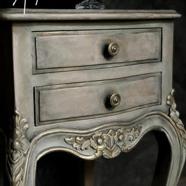 Commissioned Bedsides in The Artisan Imperial Linen Chalk Paint