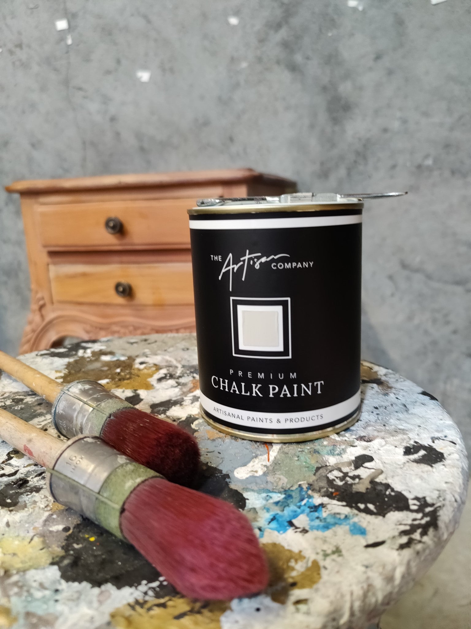 Commissioned Bedsides in The Artisan Imperial Linen Chalk Paint