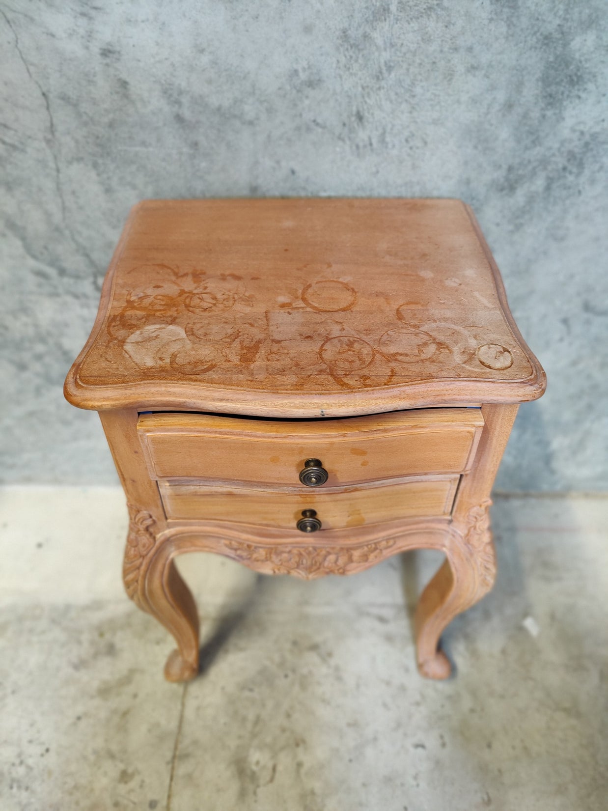 Commissioned Bedsides in The Artisan Imperial Linen Chalk Paint