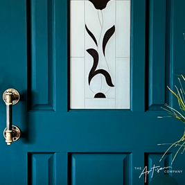 Statement door using Kingsley chalk paint – luxurious artisan finish