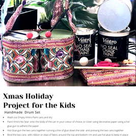 Xmas Gift/ Holiday Project - Handmade set of drums