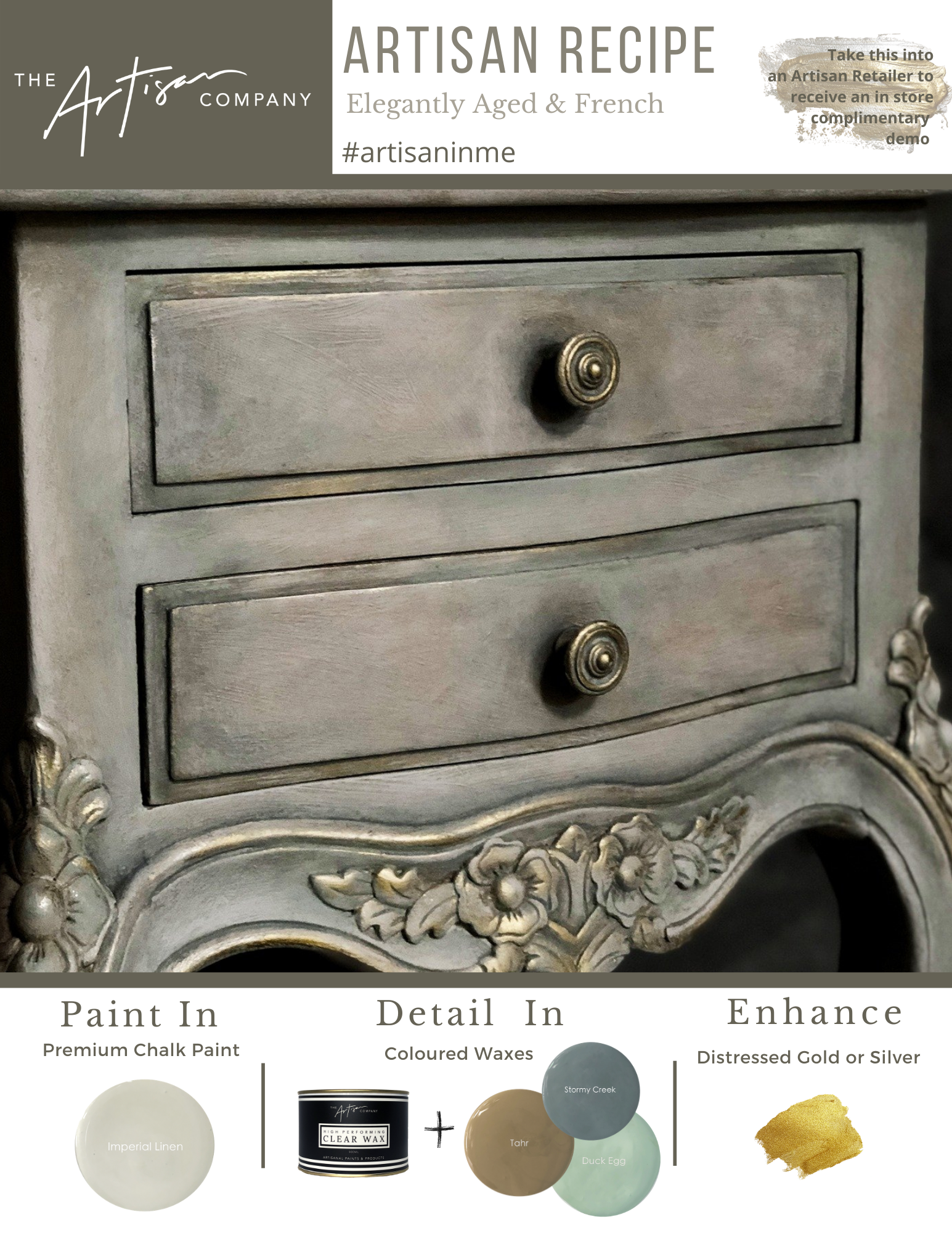 Elegantly Aged & French