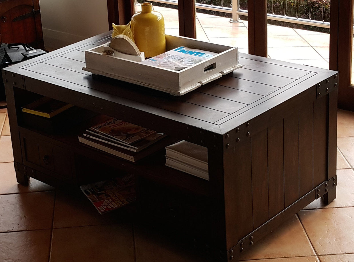 Not For Sale - Commissioned Coastal inspired Coffee table in Paris Grey and Pure White