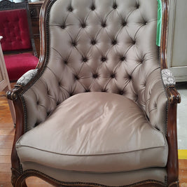 Not For Sale - Commissioned French Style Chair in Old White