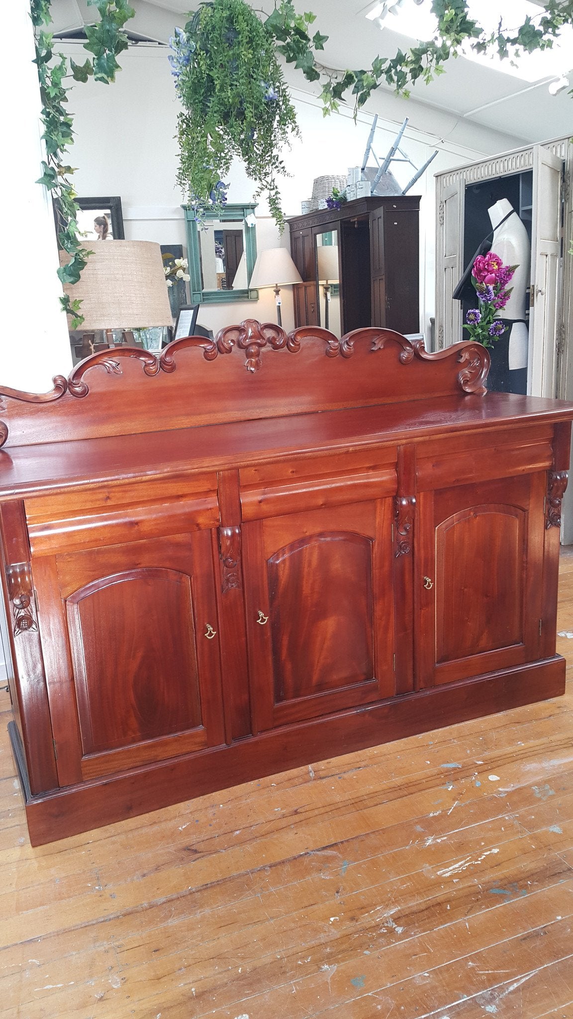 Not For Sale - Commissioned Sideboard in Paris Grey and White