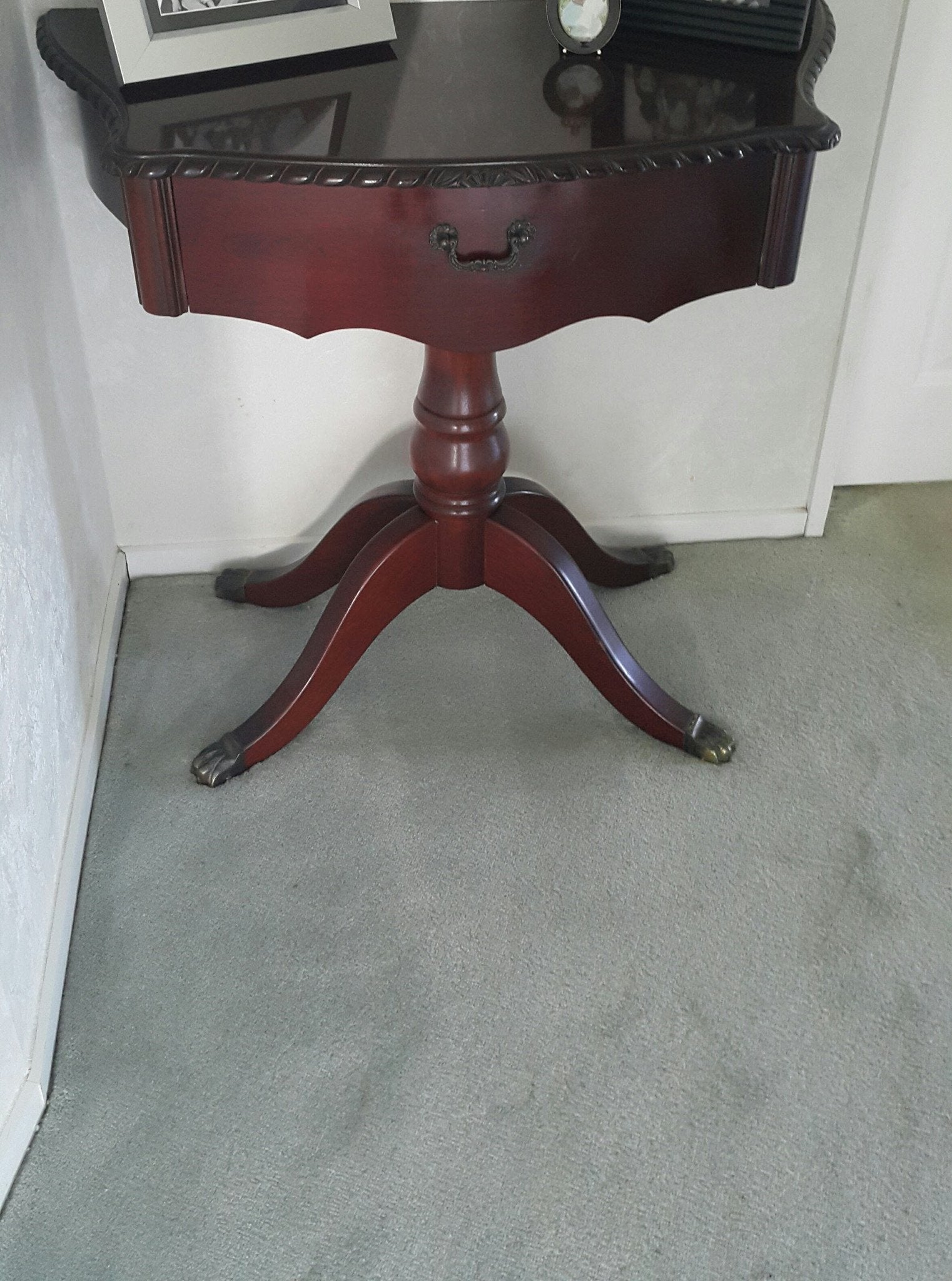 Not For Sale - Commissioned table and chair in Graphite