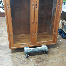 Not For Sale - Commissioned Display Cabinet in Pure White with Duck Egg Wash