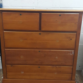 Not For Sale - Commissioned Drawers: Duck Egg blue drawers with white wash