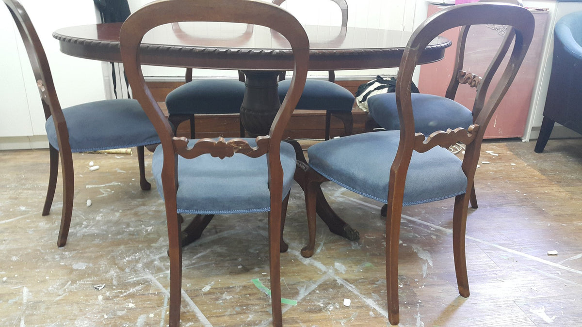 Not For Sale - The Duponts : French Elegance collection, Pure White dining room suite.