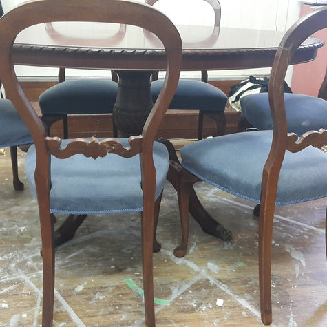 Not For Sale - The Duponts : French Elegance collection, Pure White dining room suite.