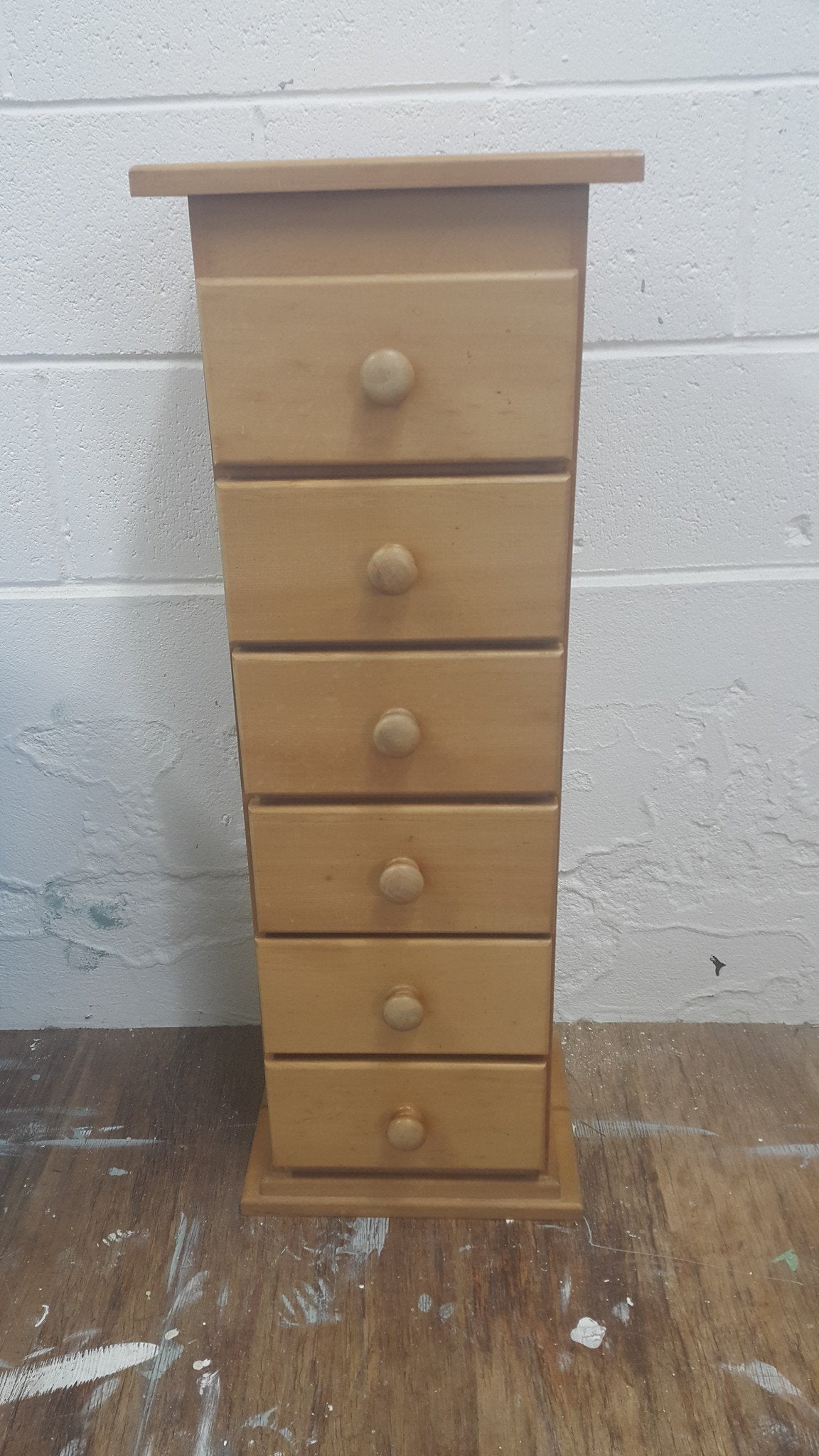 Not For Sale - Commissioned small set of drawers in Old White and Versailles