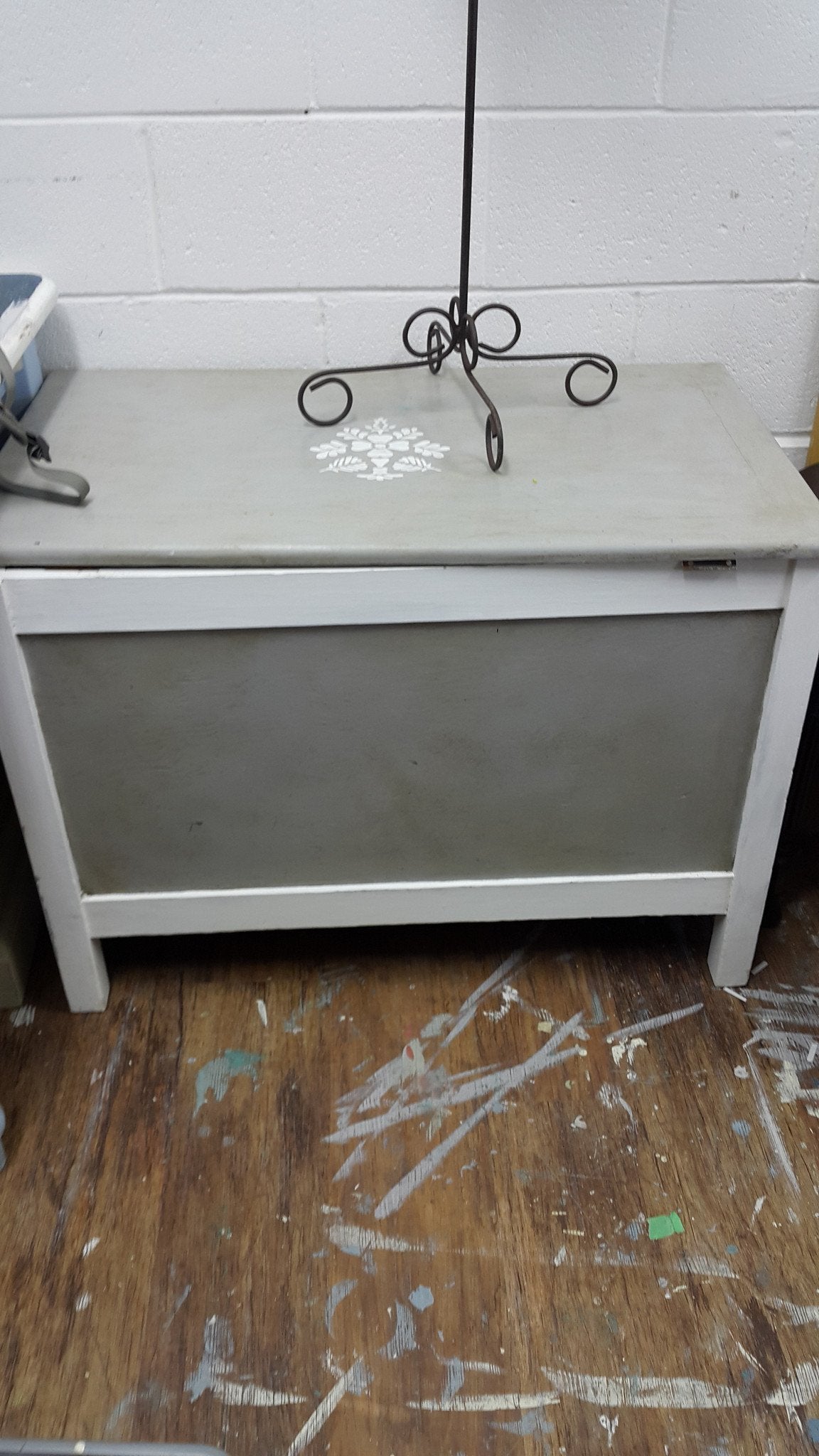 Before Photo - previously painted in Paris Grey 