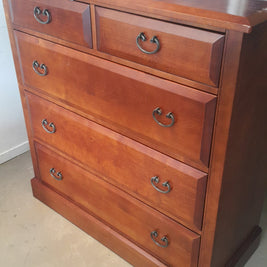 Not For Sale - Commissioned set of drawers and mirror in Chateau Grey
