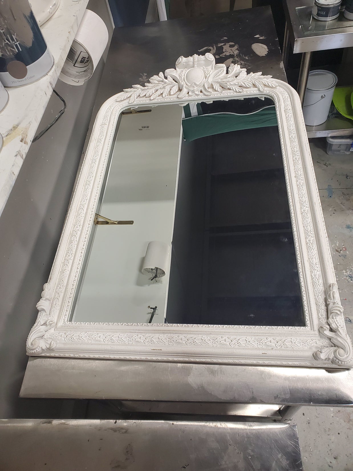 Not For Sale - Commissioned Mirror in Victorian Black and Gold