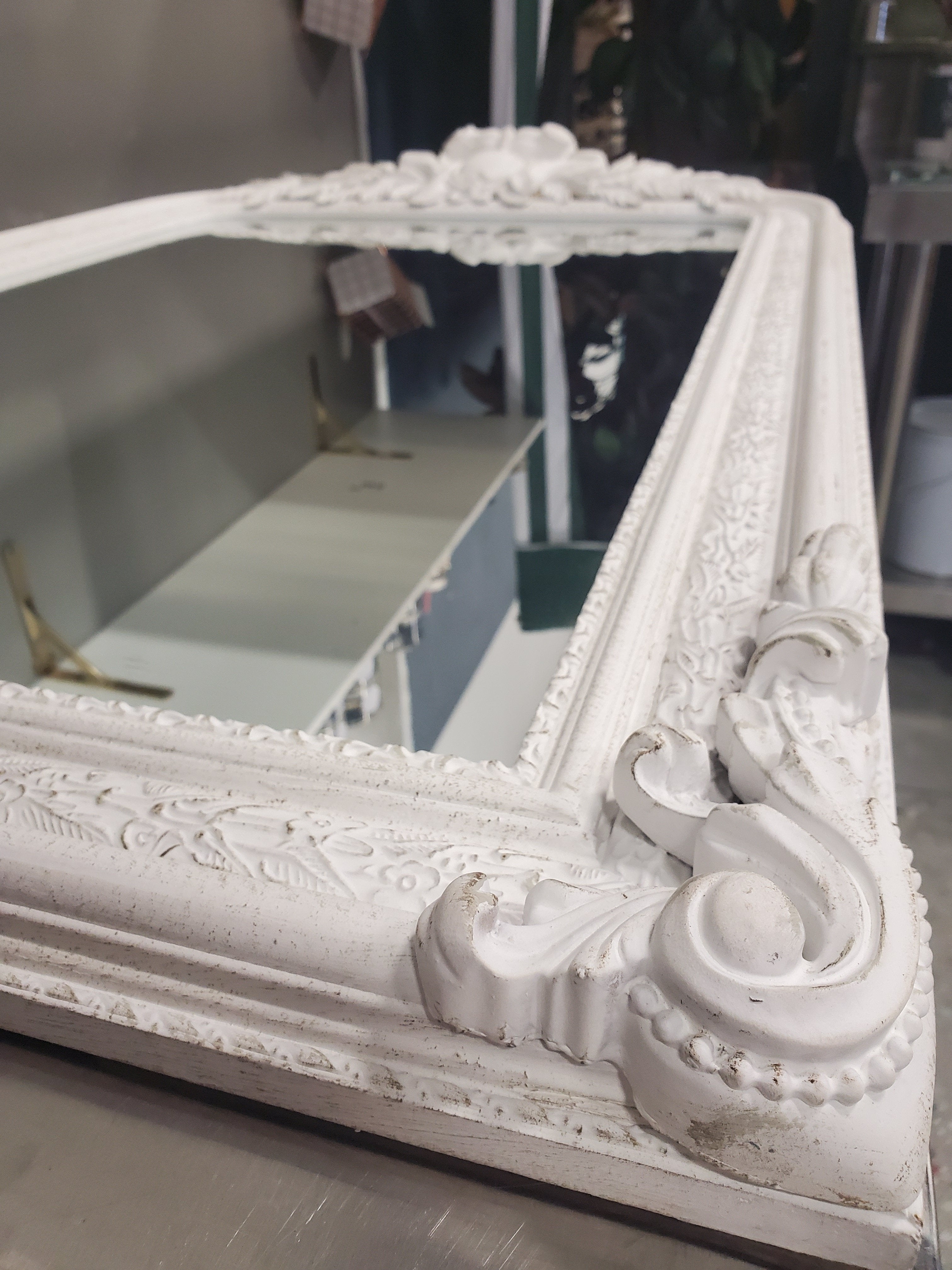 Not For Sale - Commissioned Mirror in Victorian Black and Gold