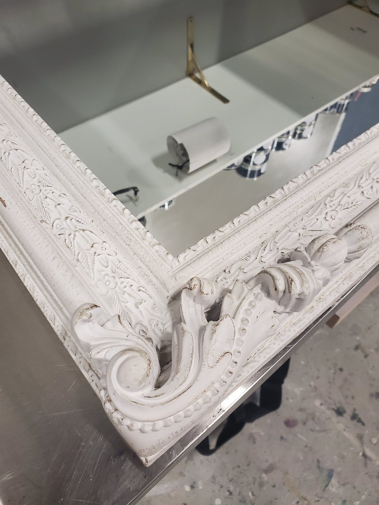 Not For Sale - Commissioned Mirror in Victorian Black and Gold
