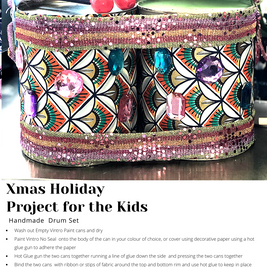 Xmas Gift/ Holiday Project - Handmade set of drums