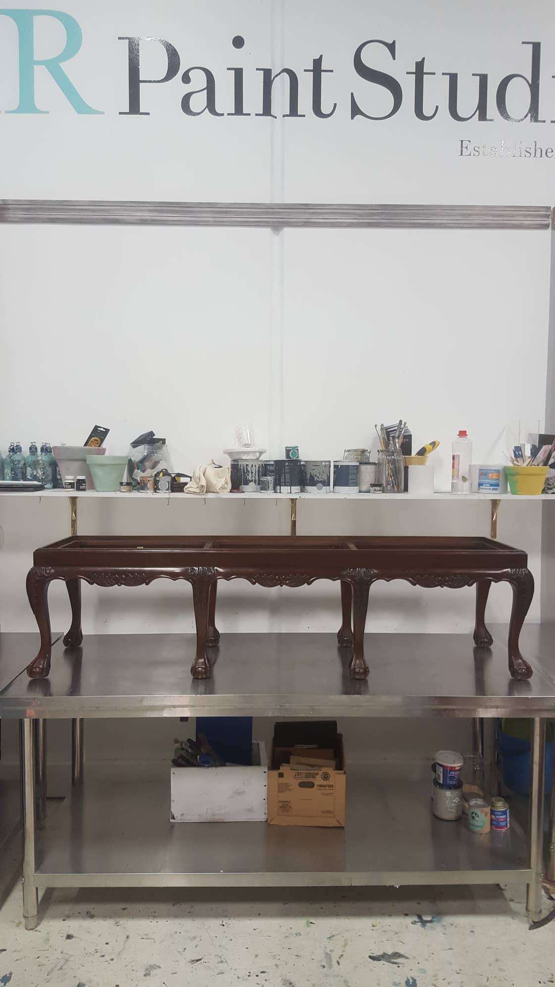 Not For Sale - Commissioned Stool in Vintro Silver