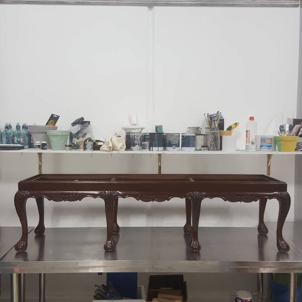 Not For Sale - Commissioned Stool in Vintro Silver