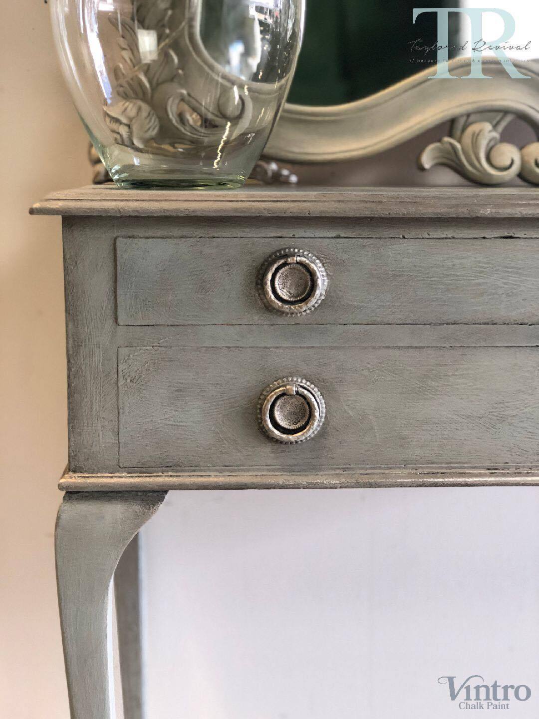Not For Sale - Antique Table and Mahogany Mirror