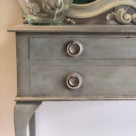 Not For Sale - Antique Table and Mahogany Mirror