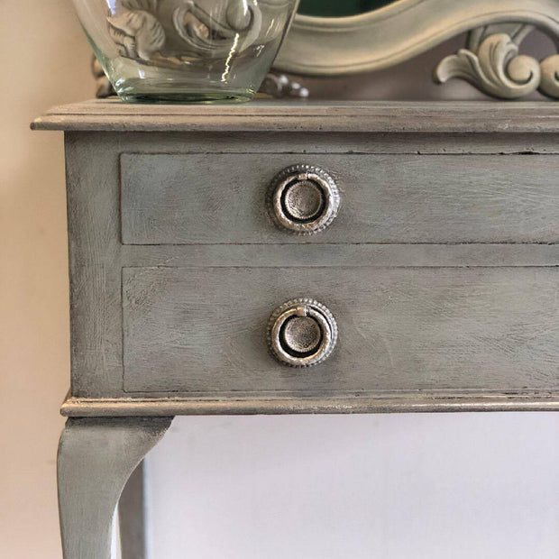 Not For Sale - Antique Table and Mahogany Mirror