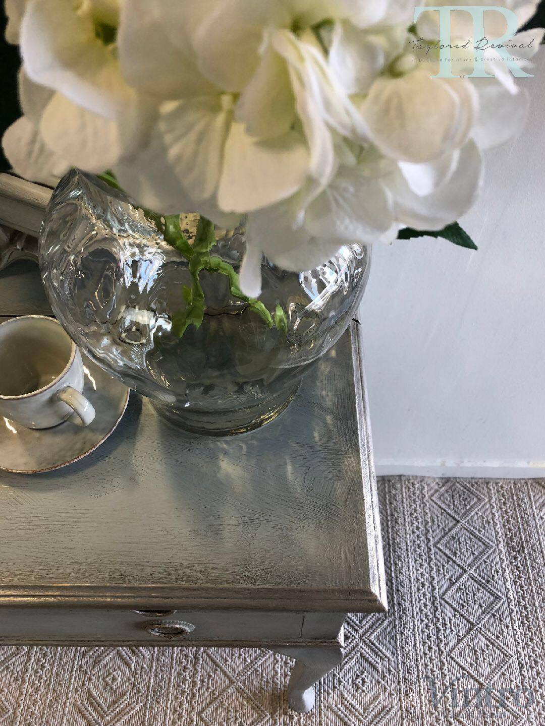 Not For Sale - Antique Table and Mahogany Mirror